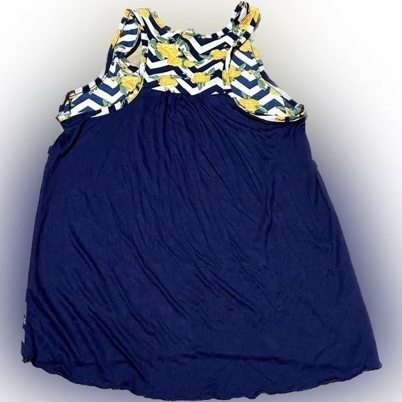 Rue21 Floral Razorback Tank Top (Sz S) - Picture 2 of 9